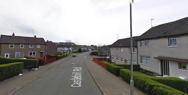 The incident happened on Castlehill Road as the two boys, both aged 15, were standing at the entrance to Castlehill Park on Sunday night (Photo: Google Maps).