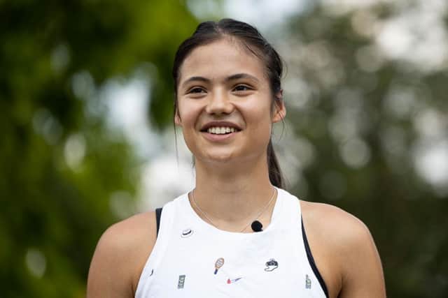 Emma Raducanu. (Photo by Dan Kitwood/Getty Images)