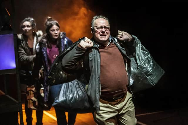 David Nellist plays Dan - an invalided carpenter caught in the Kafka-esque toils of the benefits system - in I, Daniel Blake (Picture: Pamela Raith)