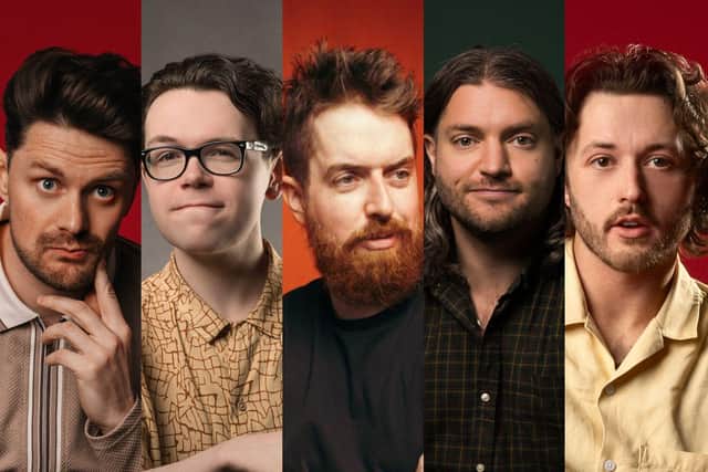 From left to right: Marc Jennings, Christopher Macarthur-Boyd, Rosco Mcclelland, Liam Withnail and Stuart McPherson