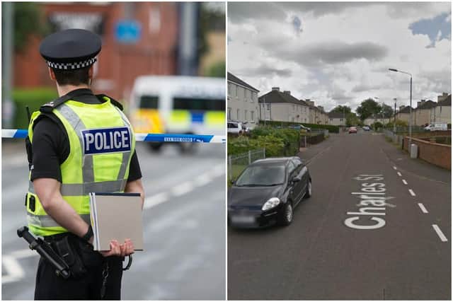 A teenager died after he suffered serious injuries at an address in Charles Street area of Craigneuk