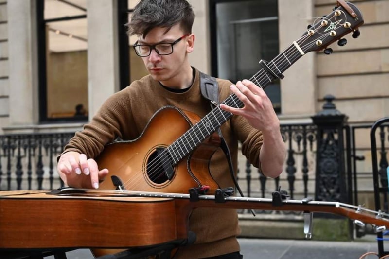 Daniel Ladds is a fingerstyle acoustic guitarist and popular busker in Glasgow. His profile on ‘The Busking Project’ reads: “I am from East Kilbride just outside Glasgow and I've been a guitarist for upwards of almost 10 years now and I have expanded that passion into busking and performing at events!”