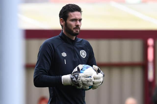 Craig Gordon produced a big performance for Hearts in the 3-0 win over Motherwell. (Photo by Ross MacDonald / SNS Group)