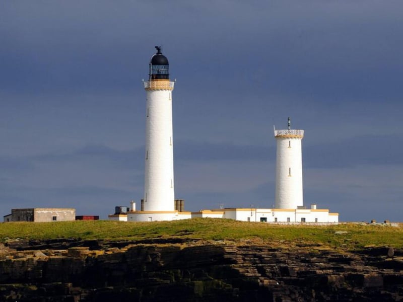 The Pentland Skerries lighthouses were constructed by Orkney masons under supervision from Robert Stevenson himself.