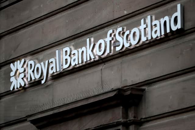 Royal Bank of Scotland, part of NatWest Group, is launching new green loans and green asset finance. Picture: Jane Barlow/PA