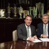 Celtic chairman Peter Lawwell hailed Brendan Rodgers as the "outstanding candidate". Picture: SNS