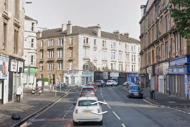 This street is close to a famous landmark...