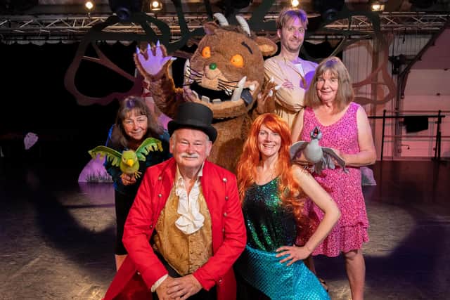 Malcolm Donaldson, dressed as a ringmaster, in The Gruffalo, the Giant and the Mermaid (Picture: Paul Blakemore)