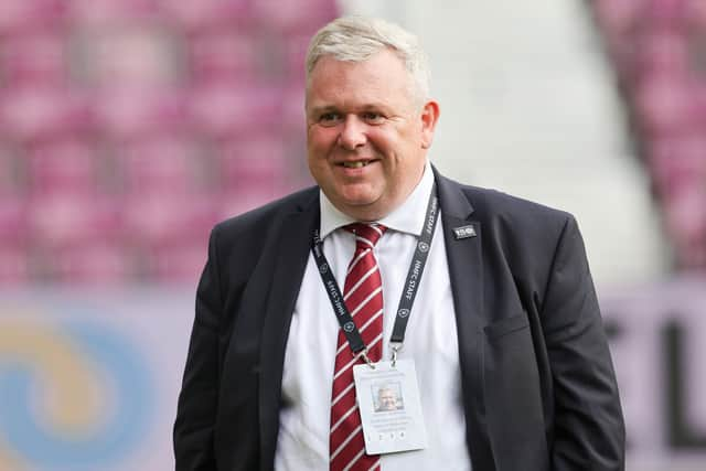 Hearts chief executive Andrew McKinlay.