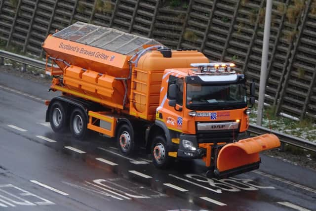 Scotland's Bravest Gritter. Picture: Blair Cameron