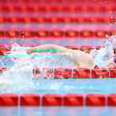 Toni Shaw finished third to take the bronze medal in the Women's 400m Freestyle - S9 heat.