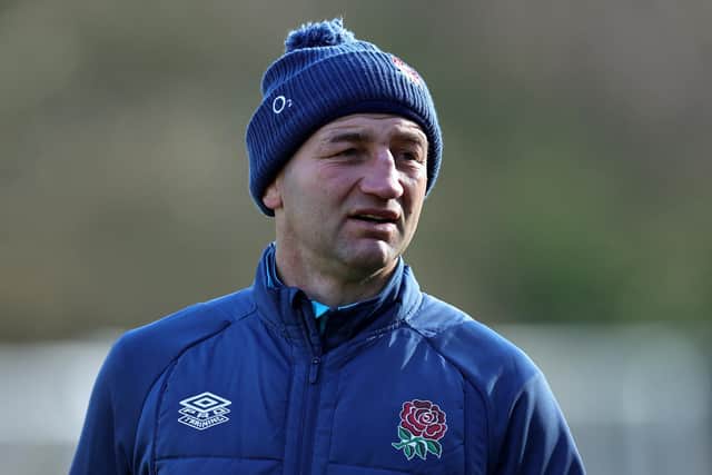 Steve Borthwick, the England head coach, has selected his starting XV for his first match in charge against Scotland. (Photo by David Rogers/Getty Images)