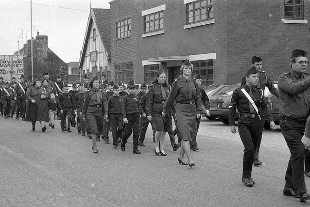 Did you take part in the Boys Brigade parade in 1990?