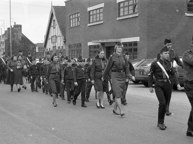 Did you take part in the Boys Brigade parade in 1990?
