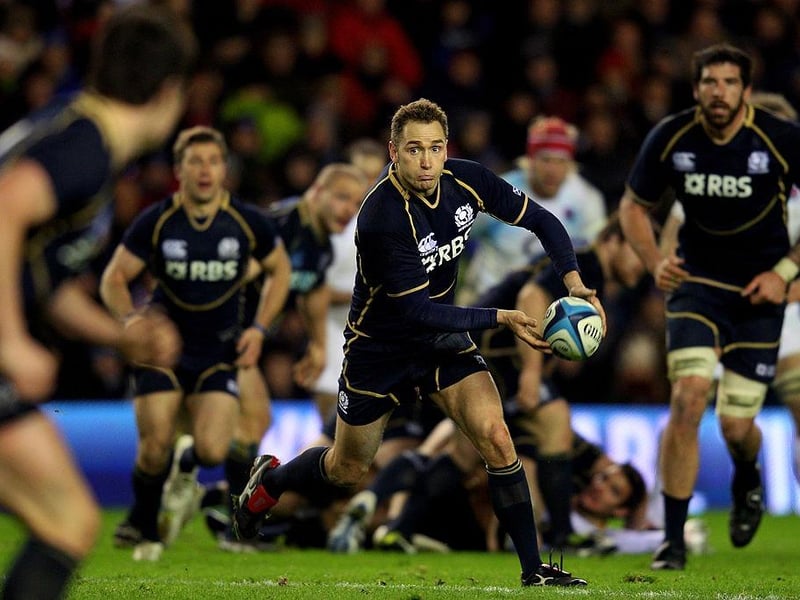 Currently tied on 266 points with Finn Russell is fly-half Dan Parks. He scored his points total during 67 international appearances from 2004 to 2012.