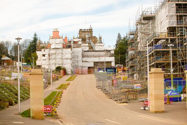 All work has stopped on the development in Craighouse Road.
