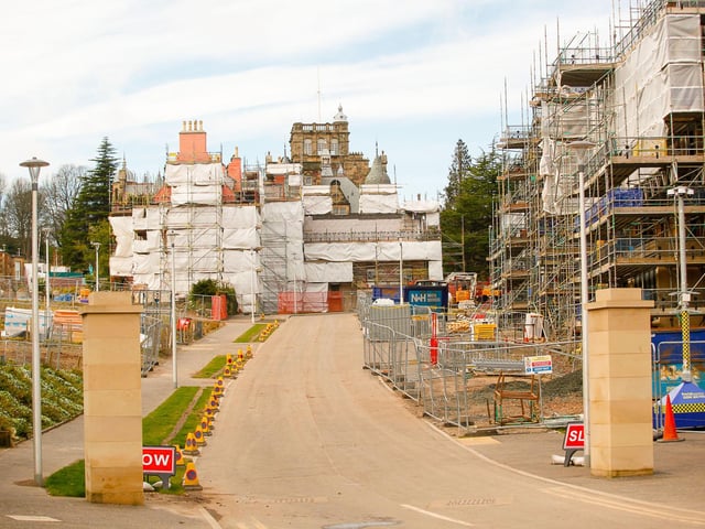 All work has stopped on the development in Craighouse Road.