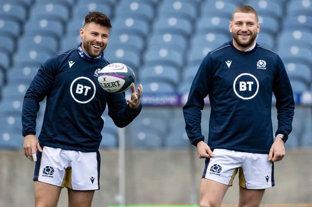 Ali Price and Finn Russell will hope to rekindle their Scotland partnership on the Lions tour. Picture: Craig Williamson/SNS