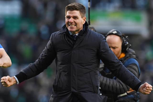 Rangers manager Steven Gerrard is closing in on his first trophy as boss at Ibrox. Picture: SNS