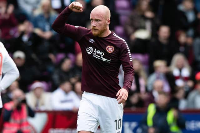 Liam Boyce has penned a one-year contract extension at Hearts. (Photo by Sammy Turner / SNS Group)