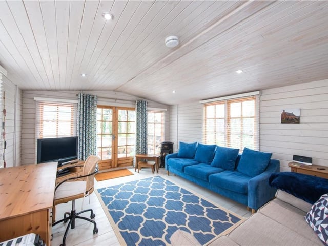 Cabin living area.