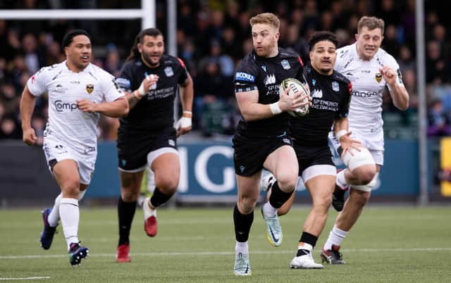Glasgow Warriors enjoyed a thumping 73-33 win over the Dragons in the last 16 of the EPCR Challenge Cup.  (Photo by Craig Williamson / SNS Group)