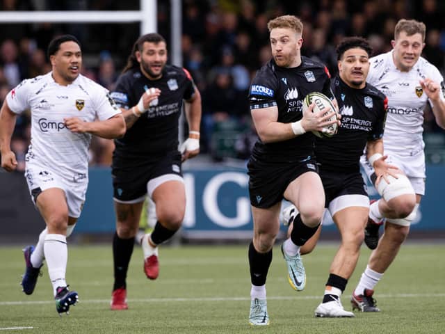 Glasgow Warriors enjoyed a thumping 73-33 win over the Dragons in the last 16 of the EPCR Challenge Cup.  (Photo by Craig Williamson / SNS Group)