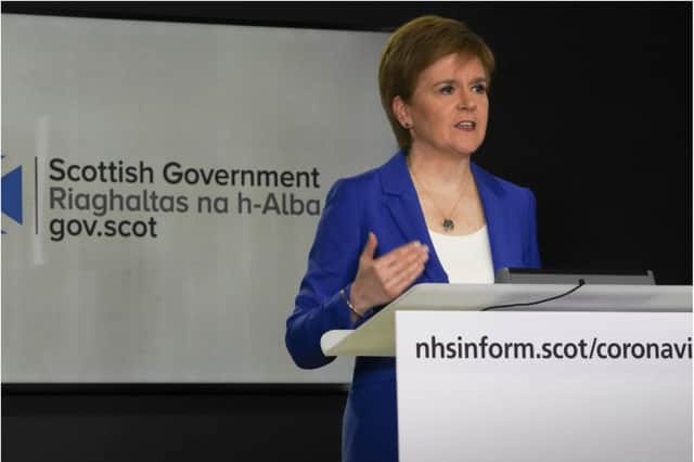 First Minister Nicola Sturgeon has said that it was ‘very likely’ that lockdown would be extended for more weeks