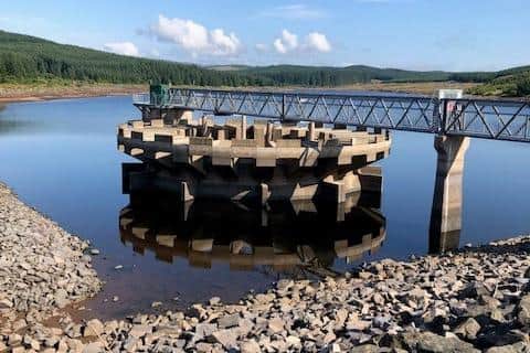 The Black Esk reservoir in Dumfries and Galloway.