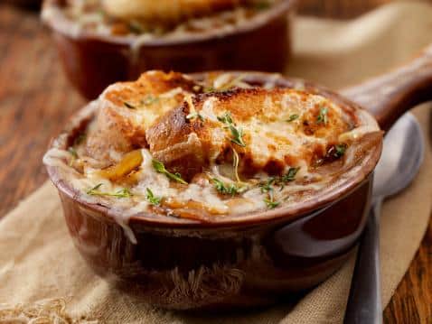 French onion soup brought back memories. Picture: Getty Images