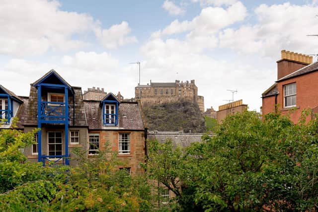 The view from Signal House to Edinburgh Castle