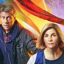 John Bishop as Dan with Jodie Whittaker as Doctor Who   Pic: BBC Studios/Zoe McConnell