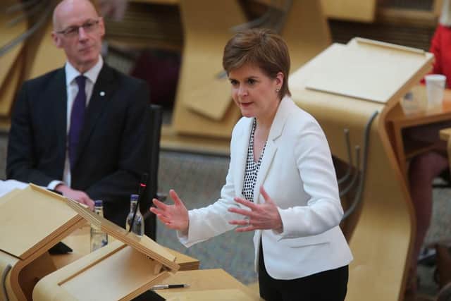 A rift developed between Scotland’s current First Minister and her predecessor amid allegations of sexual harassment made against him. (Photo by Fraser Bremner - WPA Pool/Getty Images)