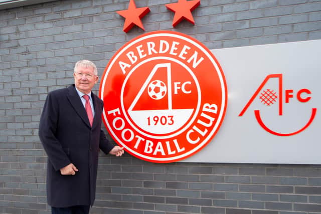 Aberdeen have announced they will erect a statute of Sir Alex Ferguson at Pittodrie. (Photo by Bill Murray / SNS Group)