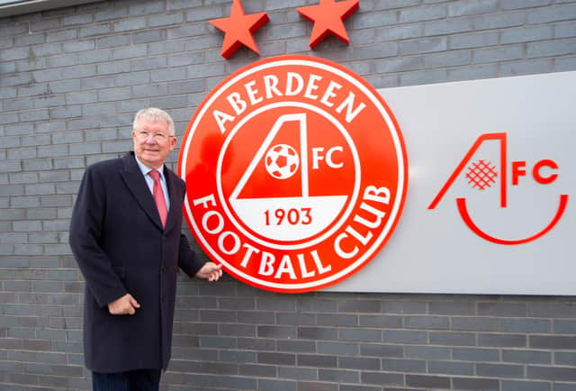Aberdeen have announced they will erect a statute of Sir Alex Ferguson at Pittodrie. (Photo by Bill Murray / SNS Group)