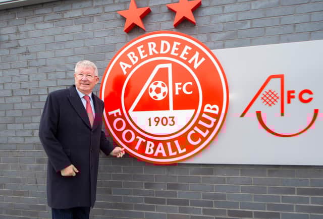 Aberdeen have announced they will erect a statute of Sir Alex Ferguson at Pittodrie. (Photo by Bill Murray / SNS Group)