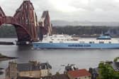 The original Rosyth to Zeebrugge ferry departs on its first anniversary in 2009