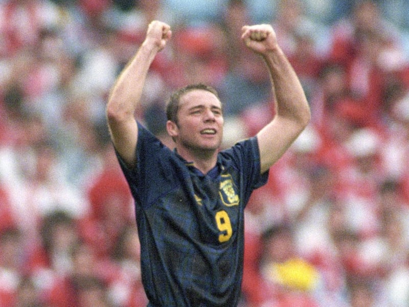 The former Rangers player remains the last Scotland striker to score a goal at a major finals, when he arrowed a shot high into the net at the Holte End at Villa Park for the winner against Switzerland. It proved the last of 19 goals he struck in a Scotland shirt in 61 caps dating to 1986, when he made his debut in a 0-0 draw v the Netherlands. A darling of the Scotland support, he started only one of three World Cup games at Italia ’90 after his goal v Norway in a 1-1 draw got Scotland there on a nervy night at Hampden. Craig Brown left McCoist in tears when he omitted him from the squad for France 98 – and he later admitted he regretted leaving someone who was always so good at sniffing out half-chances at home.