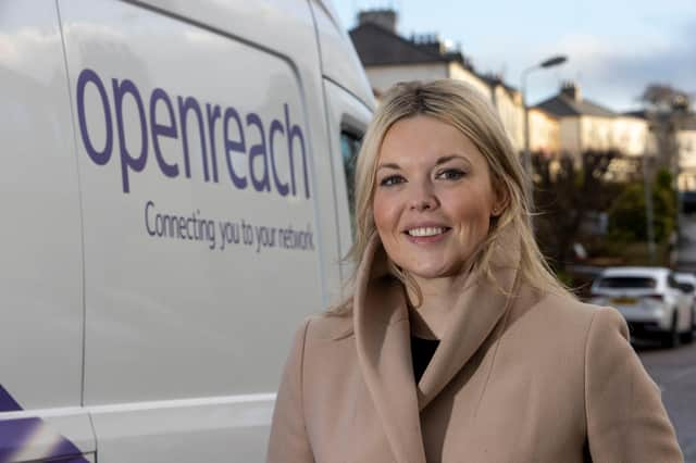 Katie Milligan, chair of Openreach Scotland. Picture: Jeff Holmes