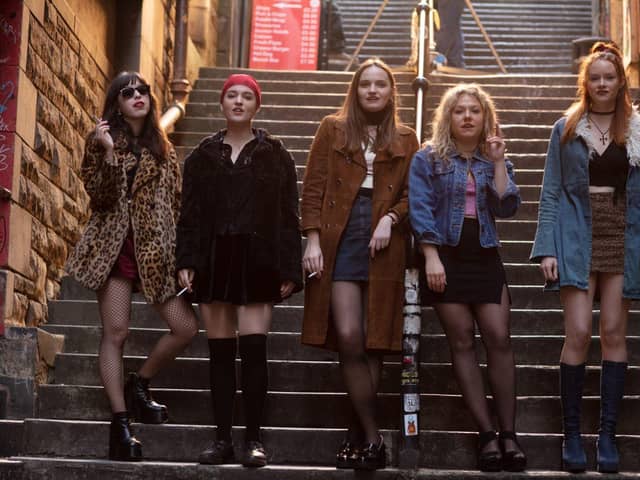 Marli Siu, Tallulah Greive, Abigal Lawrie, Sally Messham and Rona Morison are the stars of Our Ladies.