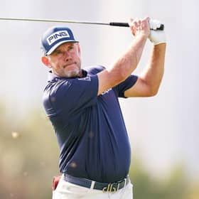 Lee Westwood in action during last week's Slync.io Dubai Desert Classic at Emirates Golf Club. Picture: Mateo Villalba/Quality Sport Images/Getty Images.
