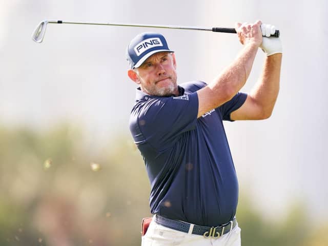 Lee Westwood in action during last week's Slync.io Dubai Desert Classic at Emirates Golf Club. Picture: Mateo Villalba/Quality Sport Images/Getty Images.
