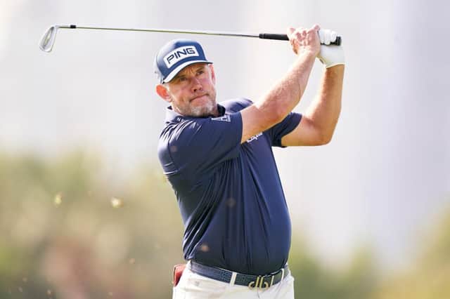 Lee Westwood in action during last week's Slync.io Dubai Desert Classic at Emirates Golf Club. Picture: Mateo Villalba/Quality Sport Images/Getty Images.