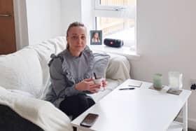 Anna Khlibodarova in her new home at West Craigs
