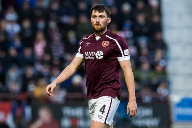 Hearts' John Souttar is attracting interest having turned down the offer of a new contract. (Photo by Ross Parker / SNS Group)