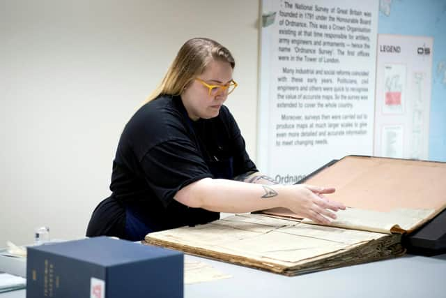 Claire Hutchison is a conservator with the National Library of Scotland, which has one of the biggest newsaper archives in the UK.