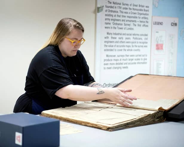 Claire Hutchison is a conservator with the National Library of Scotland, which has one of the biggest newsaper archives in the UK.