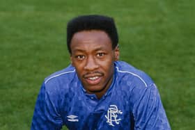 Mark Walters pictured before the 1988 Skol Cup final between Rangers and Aberdeen. The winger made over 100 appearances for the Ibrox club. Picture: Allsport/Getty Images