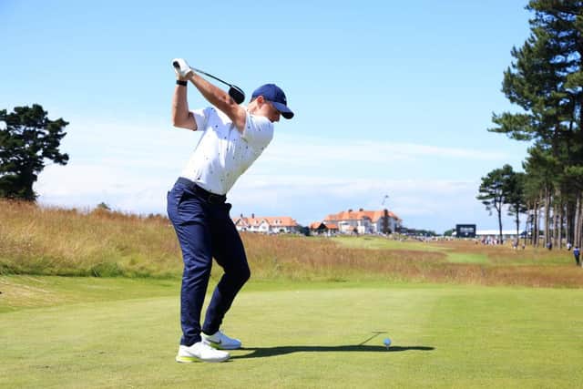 Rory McIlroy in action during this year's abrdn Scottish Open at The Renaissance Club. Picture: Andrew Redington/Getty Images.