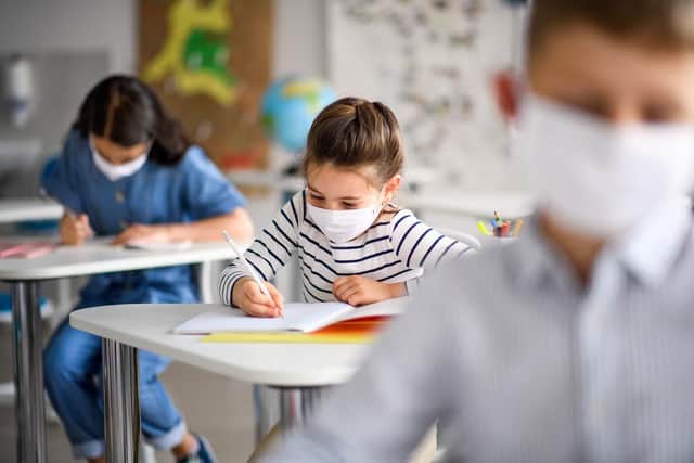 Secondary school pupils in Scotland will have to wear face coverings in corridors, communal areas and on school buses from Monday 31 August (Photo: Shutterstock)